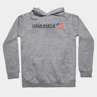 Logan Martin USA - dark text Hoodie